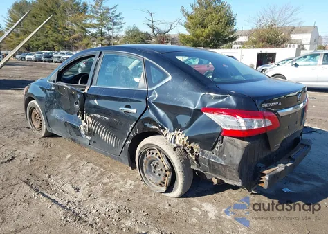 2013 Nissan Sentra Sv из США, поврежденный, VIN 3N1AB7AP7DL660339